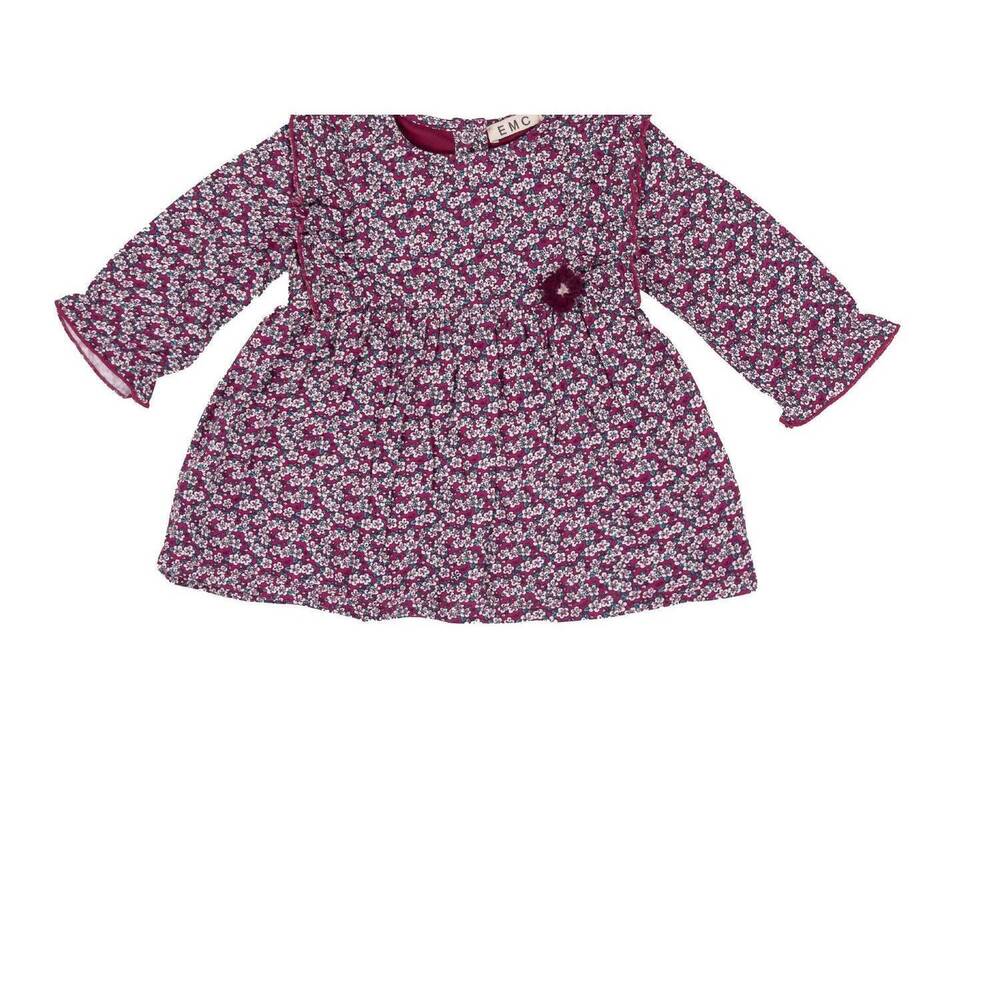 NEW EMC girl's long sleeve floral dress in multi